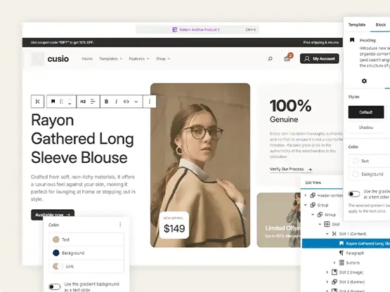 Cusio - Ultra Lightweight WordPress Theme for WooCommerce